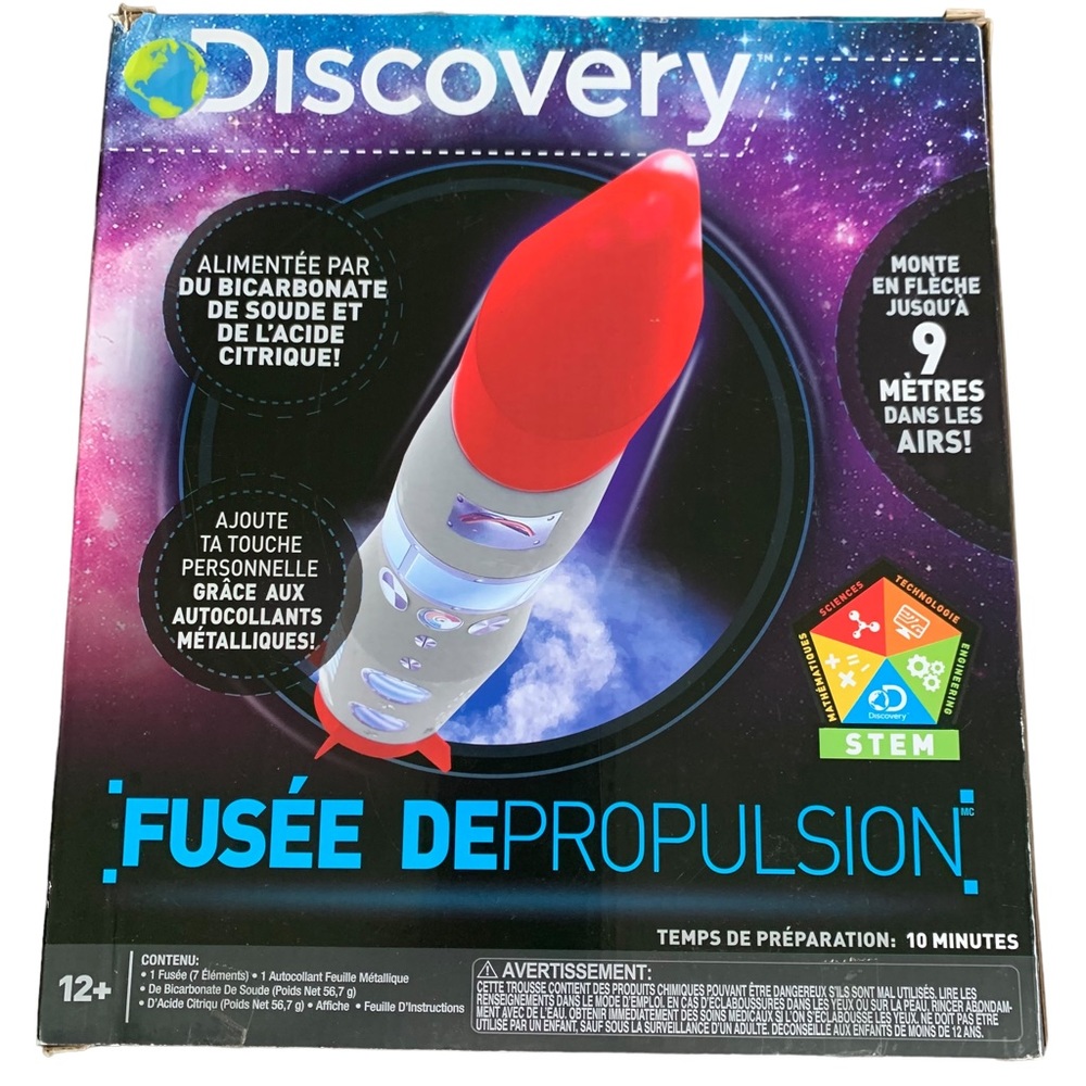 Discovery Propulsion Rocket. STEM. Soars 30ft Age 12+ NEW